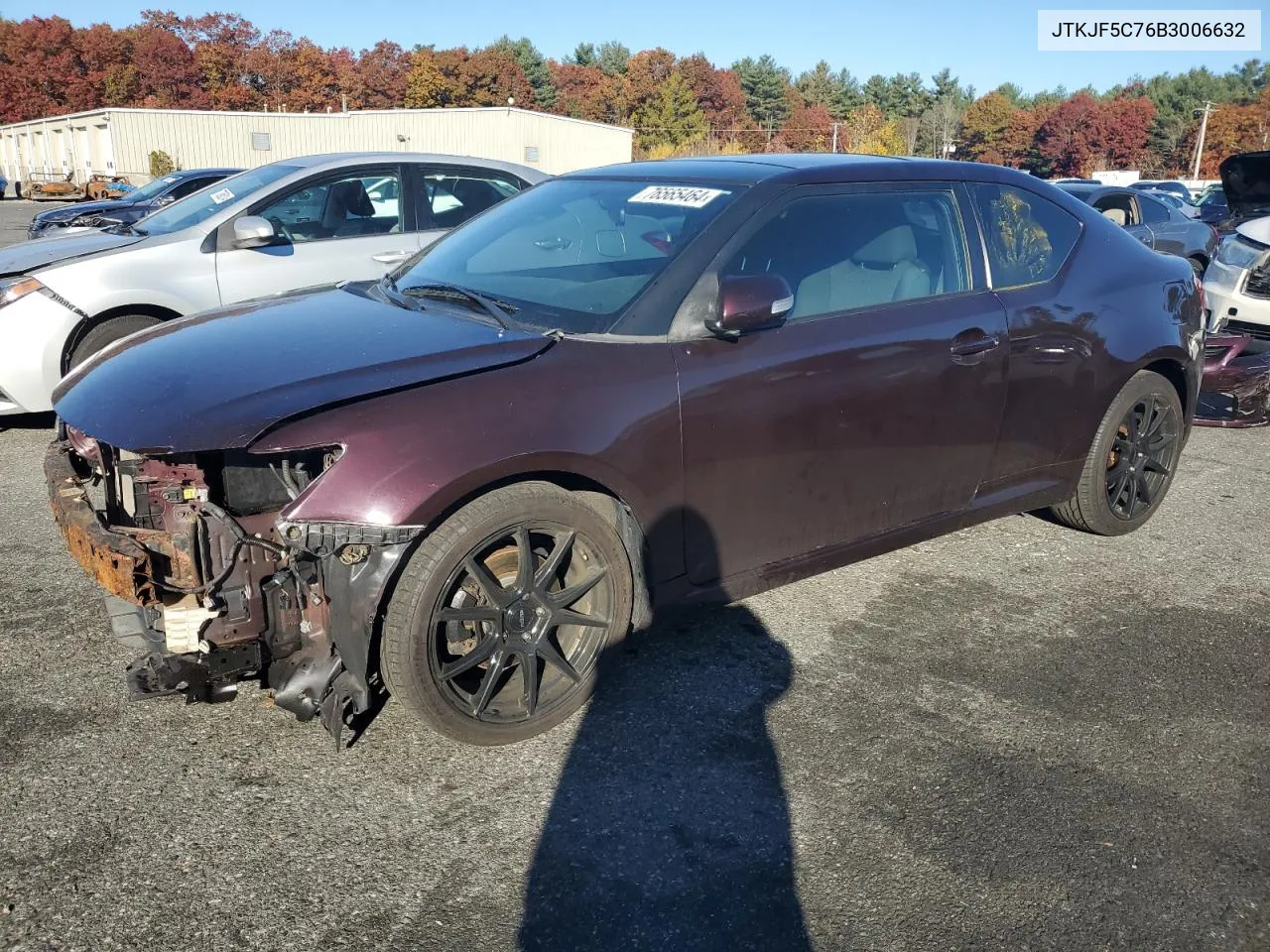 2011 Toyota Scion Tc VIN: JTKJF5C76B3006632 Lot: 76565464