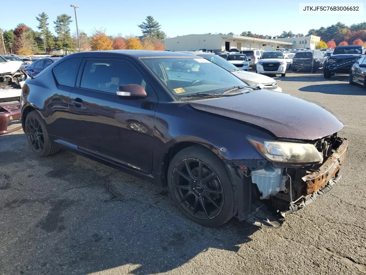 2011 Toyota Scion Tc VIN: JTKJF5C76B3006632 Lot: 76565464