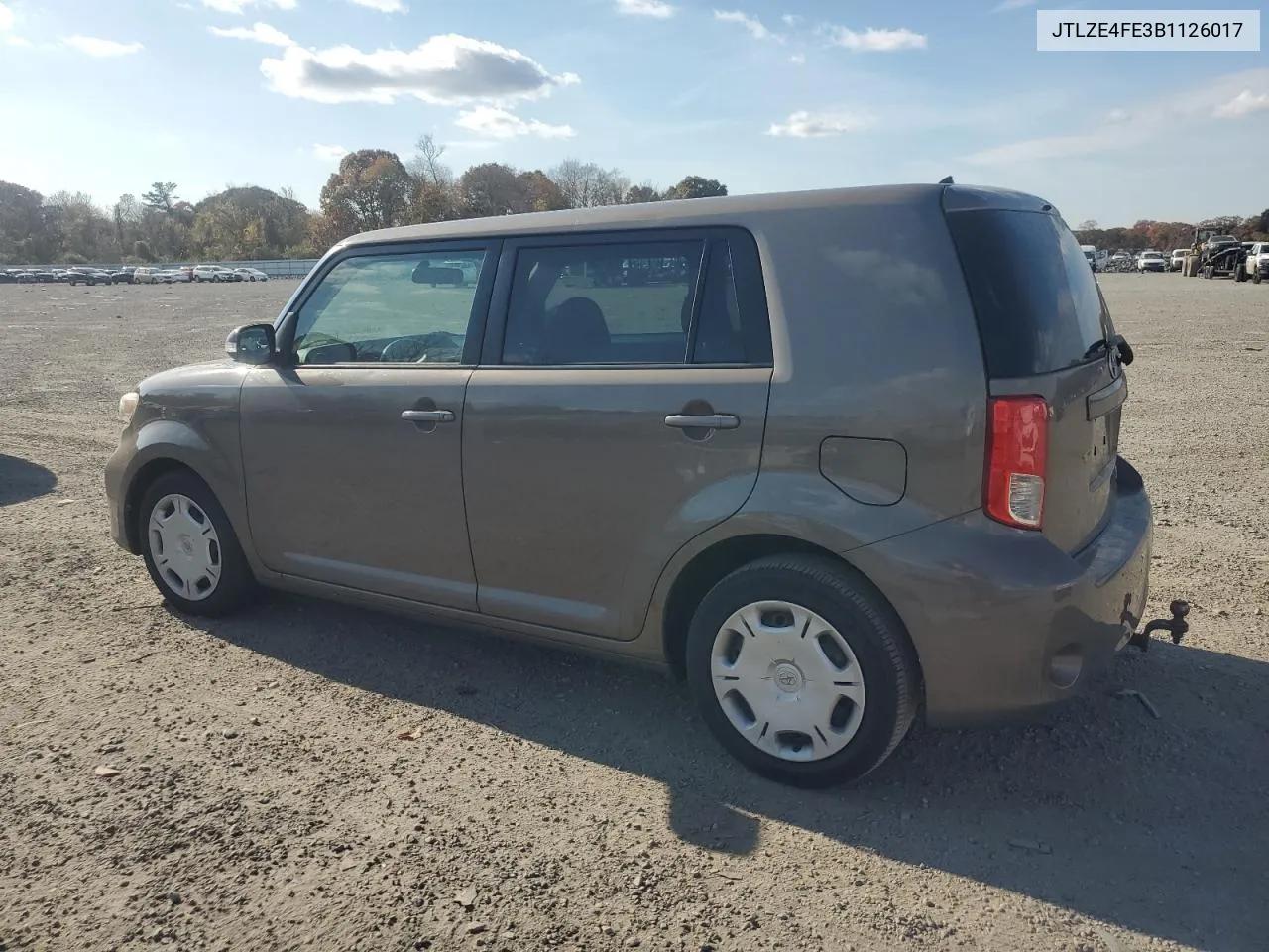 2011 Toyota Scion Xb VIN: JTLZE4FE3B1126017 Lot: 78042874