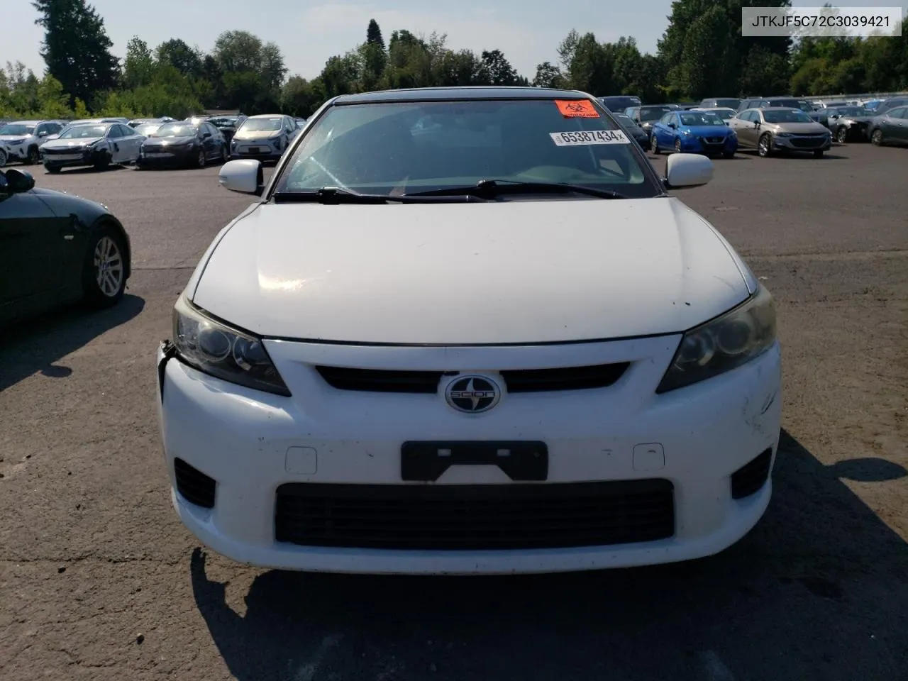 2012 Toyota Scion Tc VIN: JTKJF5C72C3039421 Lot: 65387434