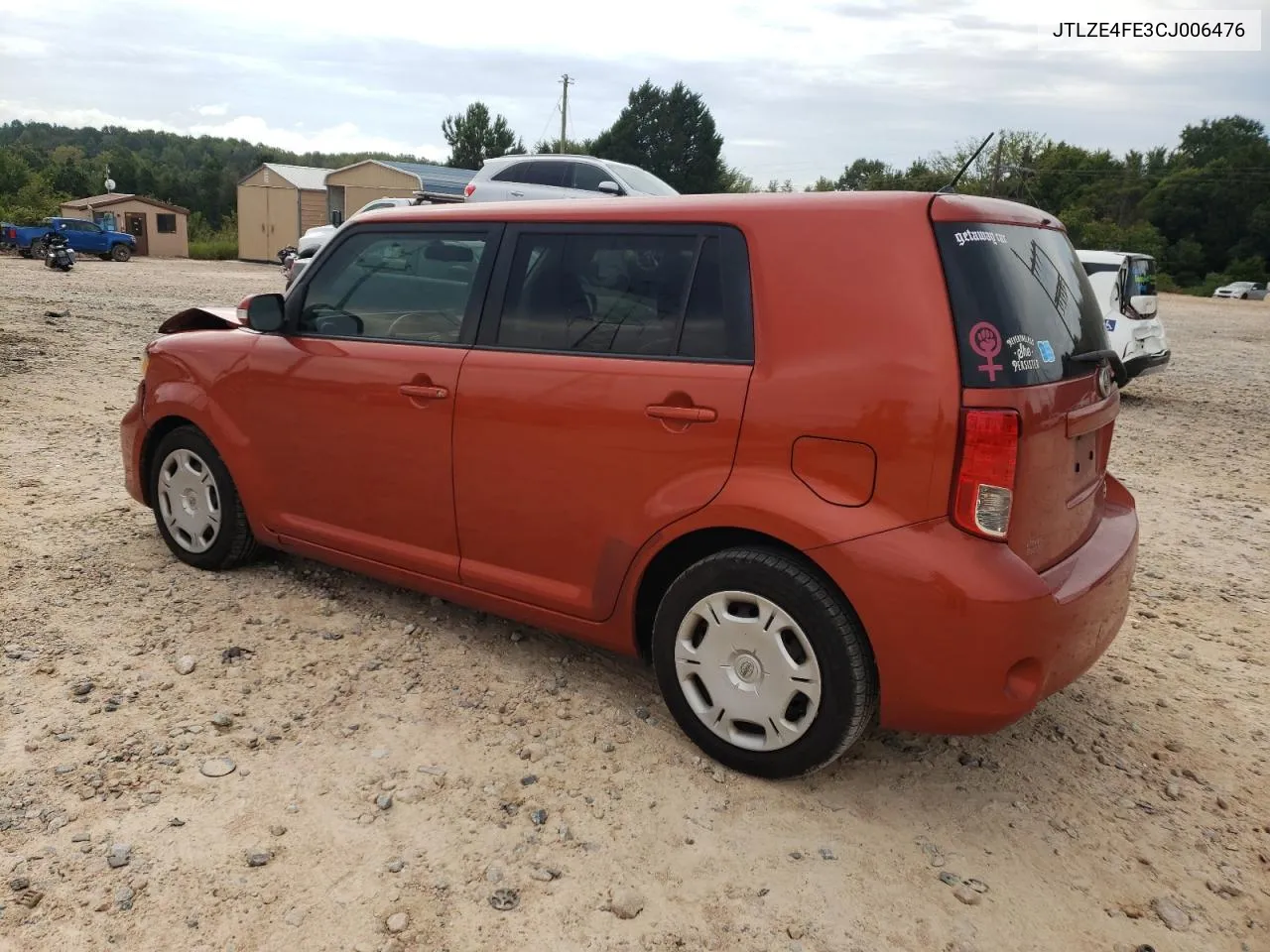 2012 Toyota Scion Xb VIN: JTLZE4FE3CJ006476 Lot: 70297614