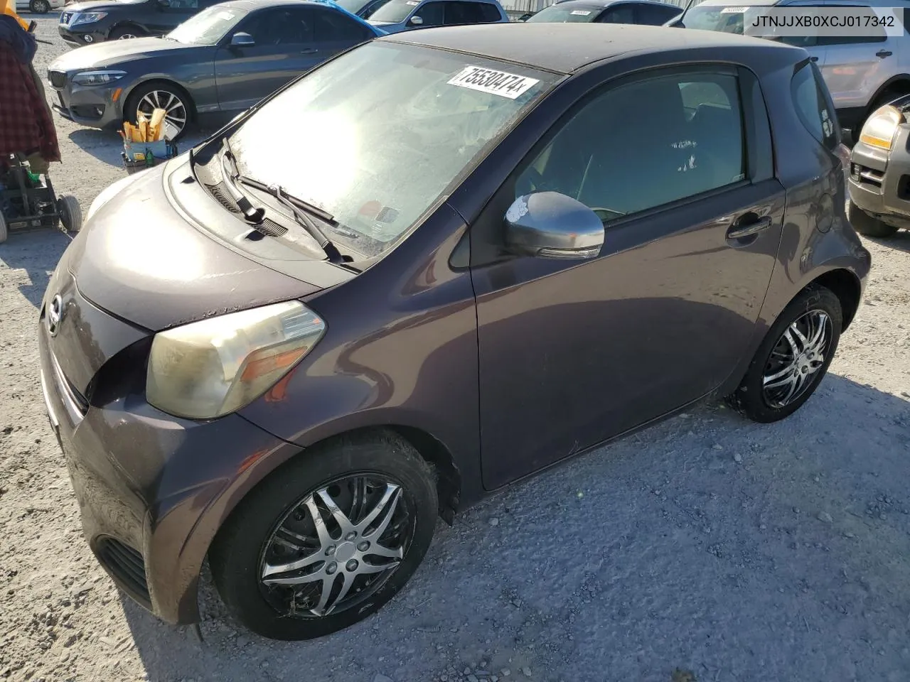 2012 Toyota Scion Iq VIN: JTNJJXB0XCJ017342 Lot: 75530474