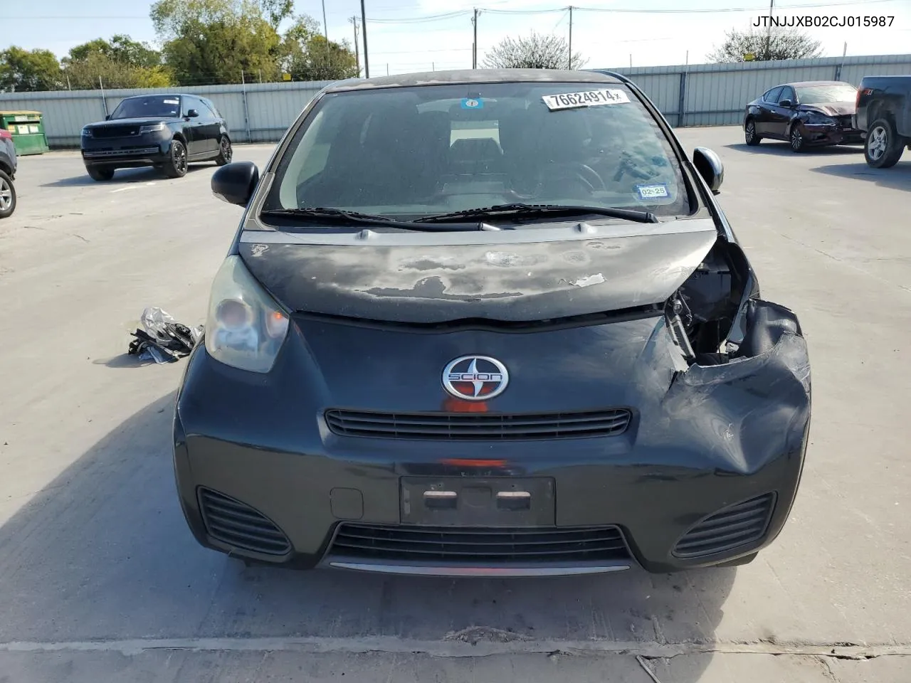 2012 Toyota Scion Iq VIN: JTNJJXB02CJ015987 Lot: 76624914