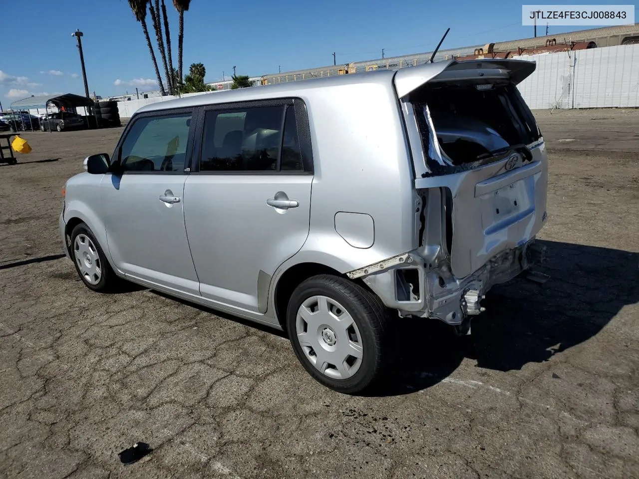 2012 Toyota Scion Xb VIN: JTLZE4FE3CJ008843 Lot: 77639574