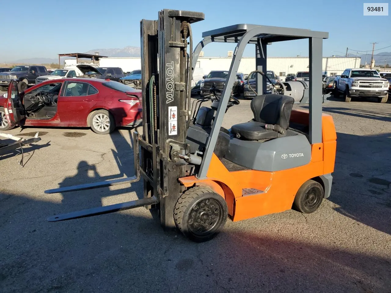 2012 Toyota Forklift VIN: 93481 Lot: 78236234