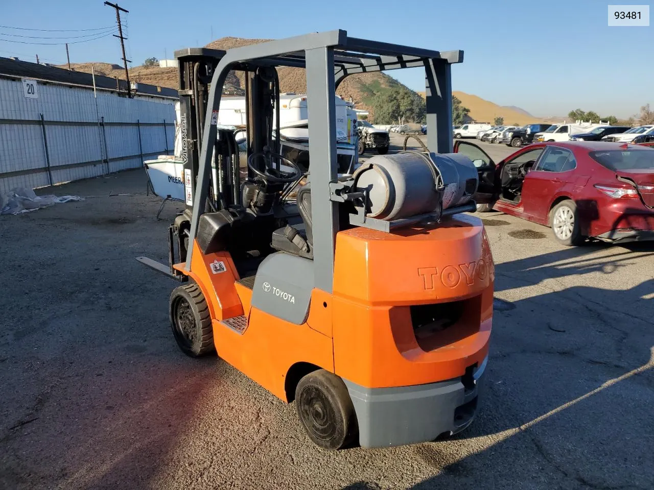 2012 Toyota Forklift VIN: 93481 Lot: 78236234