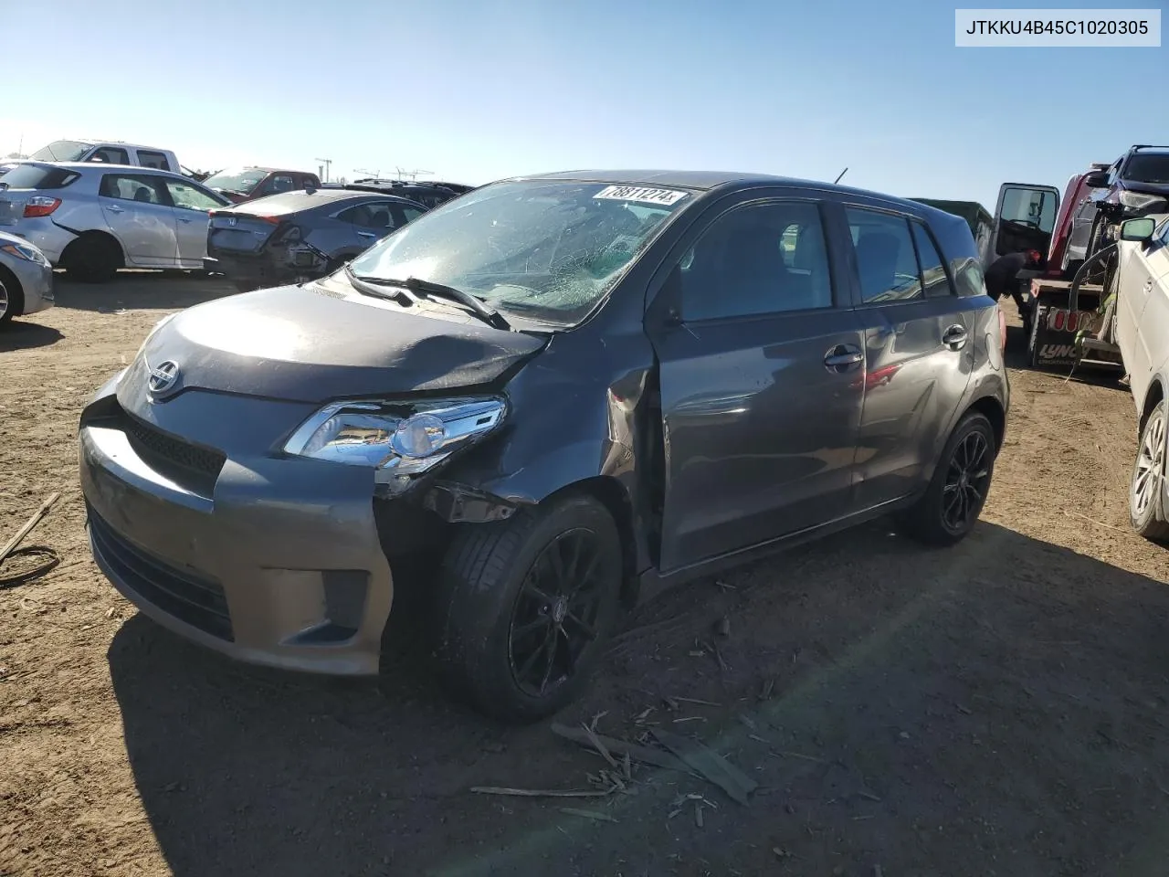 2012 Toyota Scion Xd VIN: JTKKU4B45C1020305 Lot: 78811274