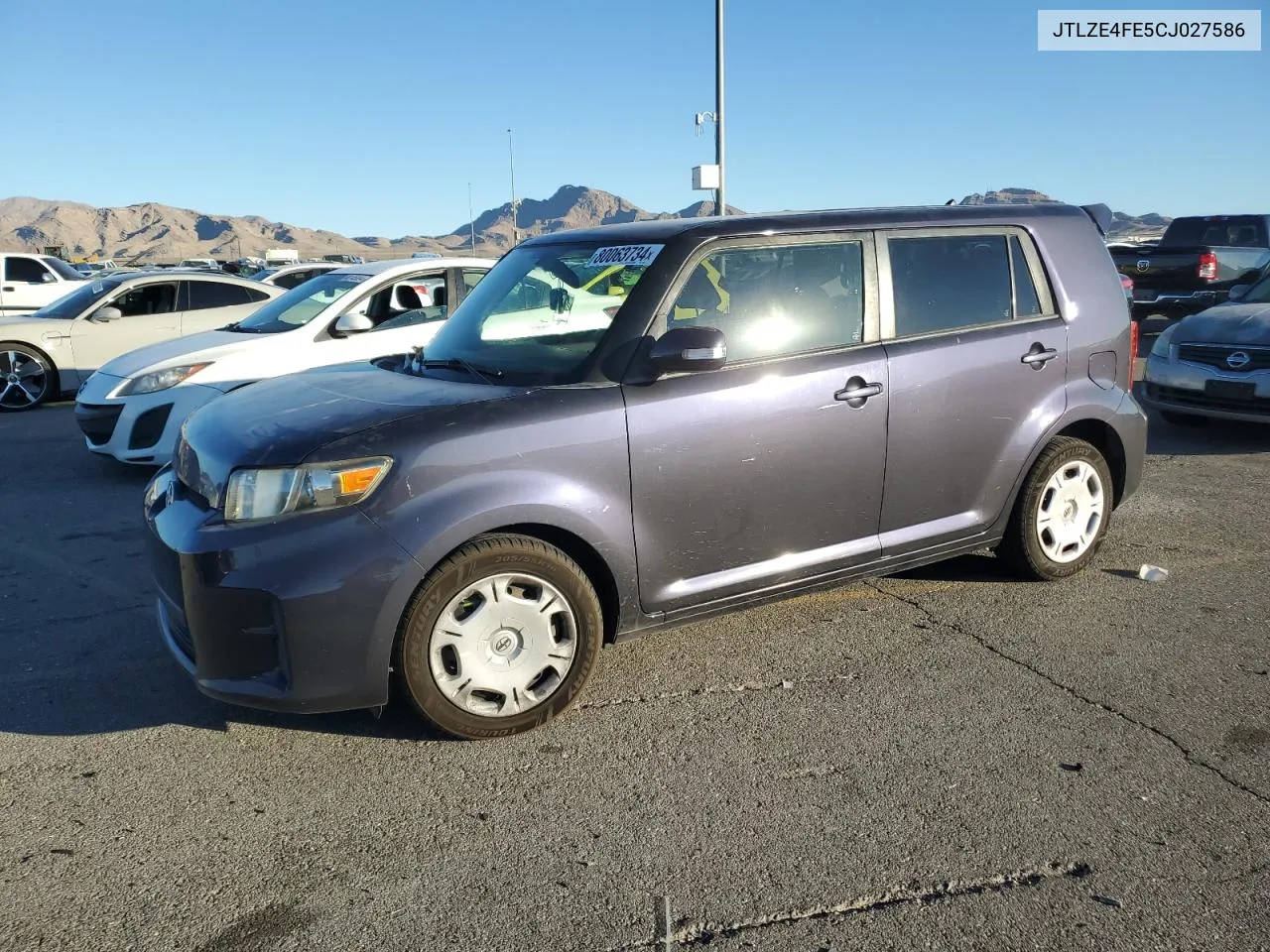 2012 Toyota Scion Xb VIN: JTLZE4FE5CJ027586 Lot: 80063734