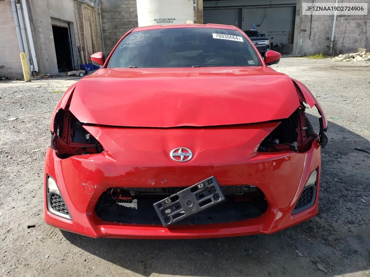 2013 Toyota Scion Fr-S VIN: JF1ZNAA19D2724906 Lot: 70035664