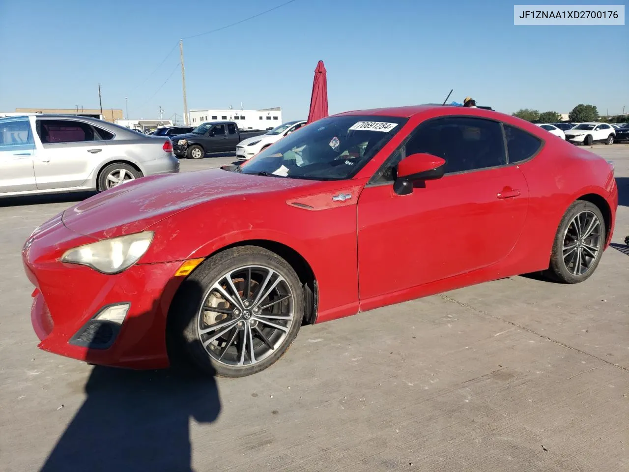 2013 Toyota Scion Fr-S VIN: JF1ZNAA1XD2700176 Lot: 70691284