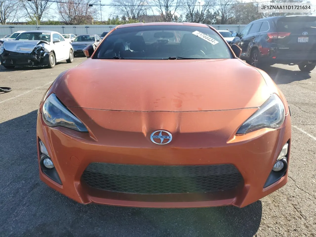 2013 Toyota Scion Fr-S VIN: JF1ZNAA11D1721634 Lot: 74744434