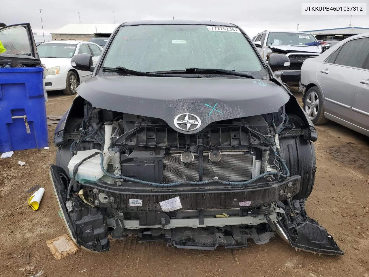 2013 Toyota Scion Xd VIN: JTKKUPB46D1037312 Lot: 77220234