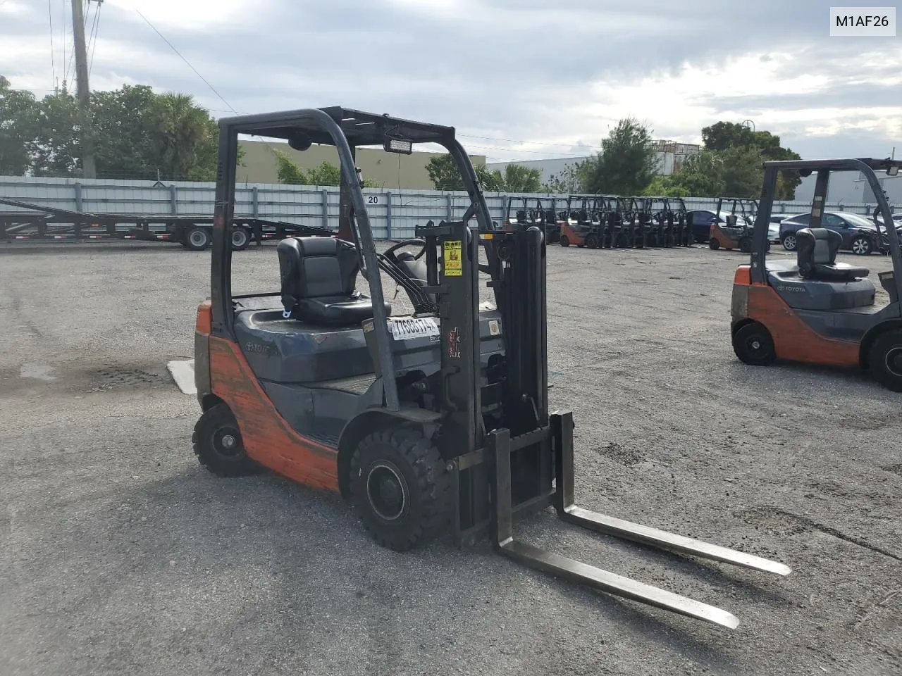 2013 Toyota Forklift VIN: M1AF26 Lot: 77688174