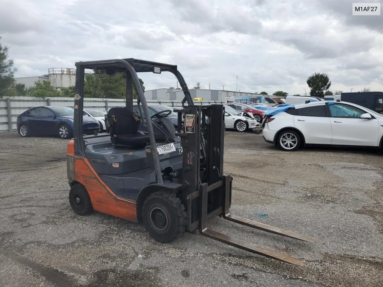 2013 Toyota Forklift VIN: M1AF27 Lot: 77688394