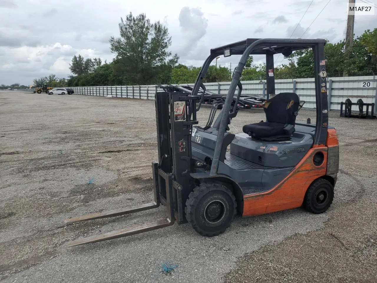 2013 Toyota Forklift VIN: M1AF27 Lot: 77688394