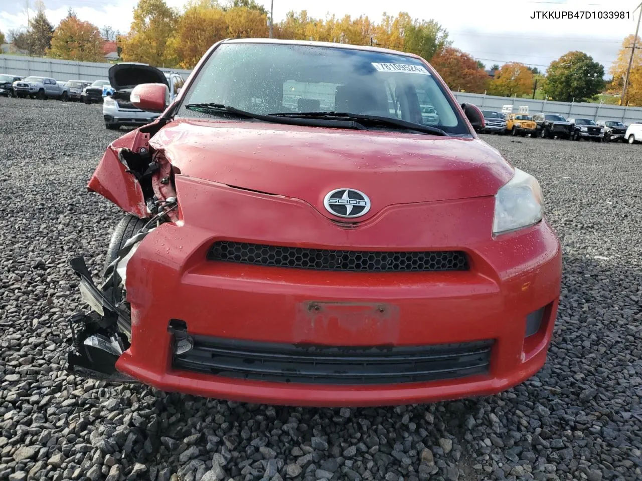 2013 Toyota Scion Xd VIN: JTKKUPB47D1033981 Lot: 78109524