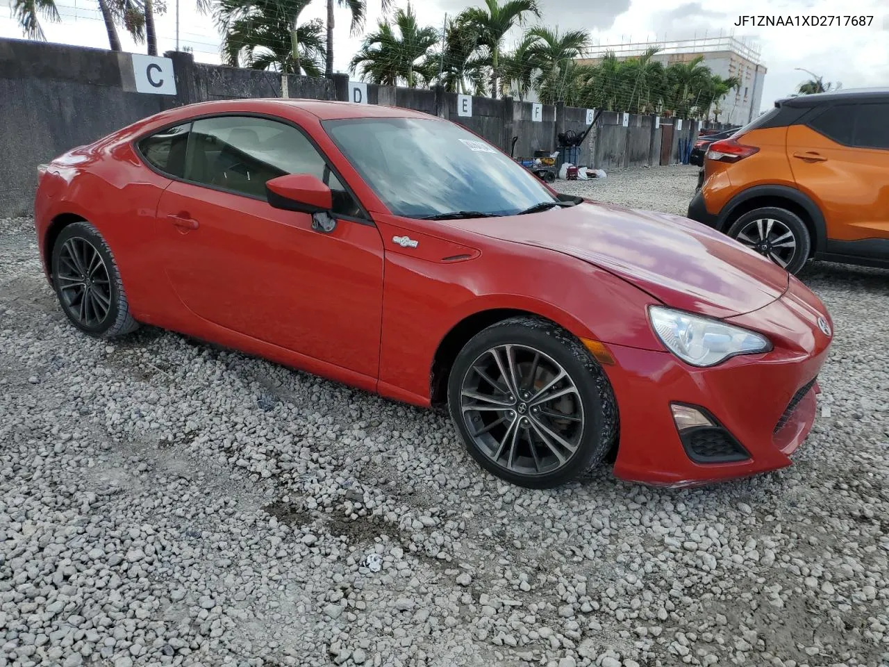 2013 Toyota Scion Fr-S VIN: JF1ZNAA1XD2717687 Lot: 80767734