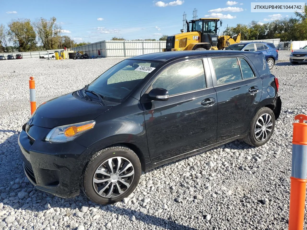 2014 Toyota Scion Xd VIN: JTKKUPB49E1044742 Lot: 74962304