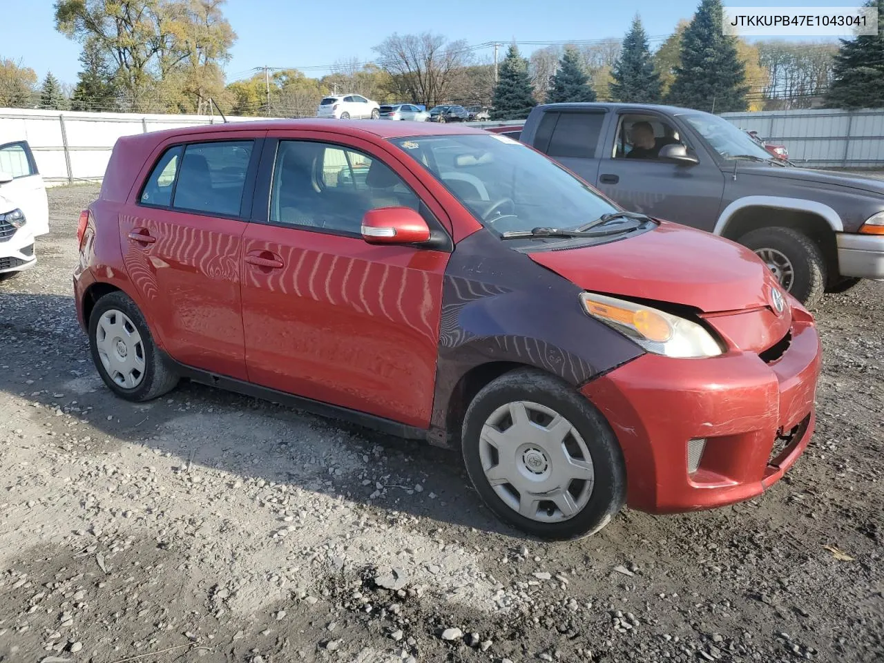 2014 Toyota Scion Xd VIN: JTKKUPB47E1043041 Lot: 78804504