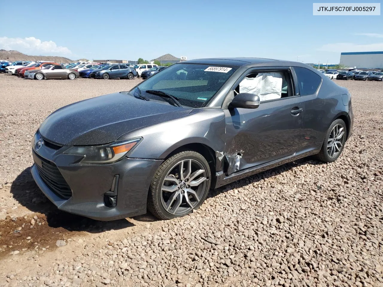 2015 Toyota Scion Tc VIN: JTKJF5C70FJ005297 Lot: 66897914