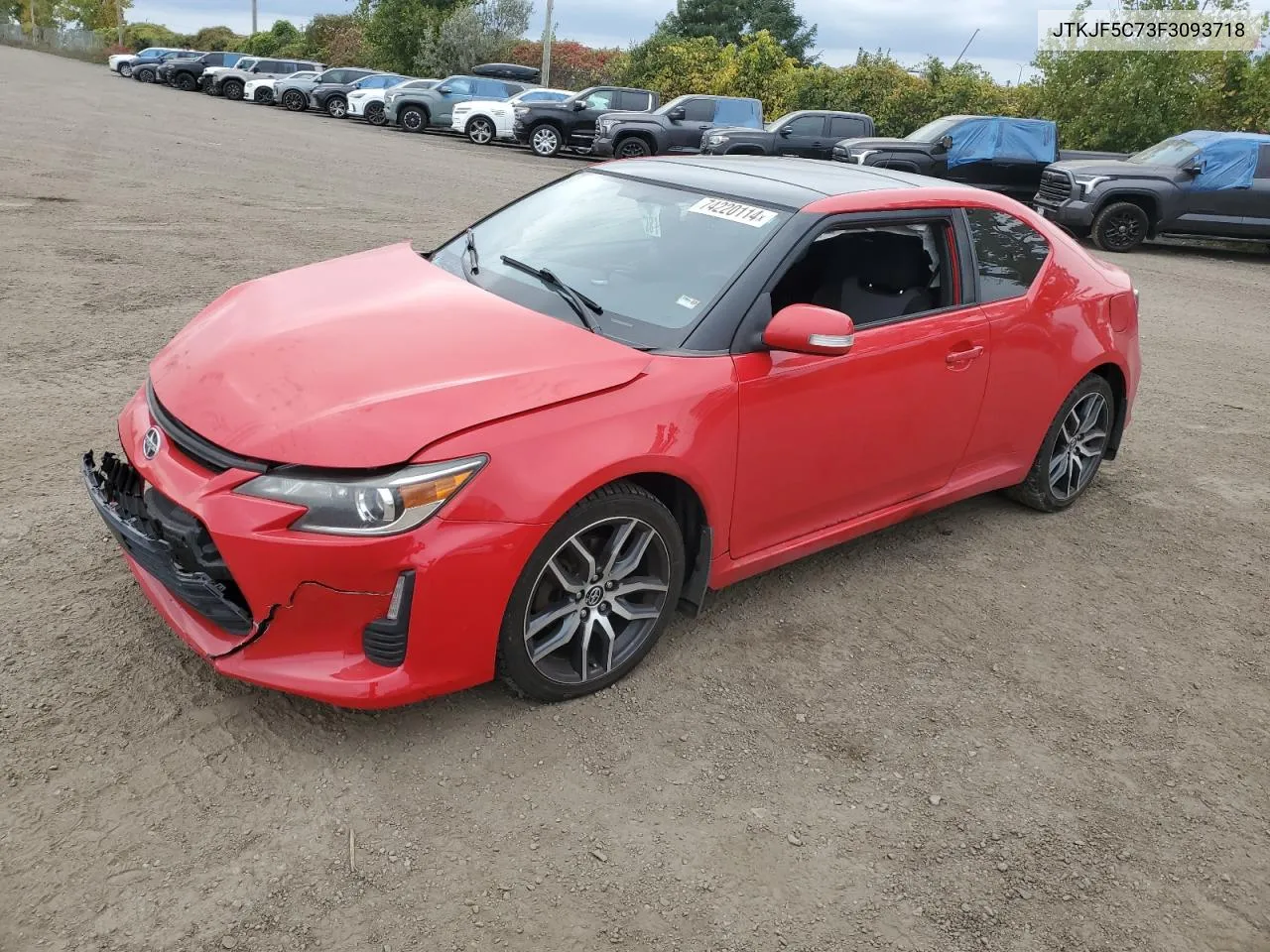 2015 Toyota Scion Tc VIN: JTKJF5C73F3093718 Lot: 74220114