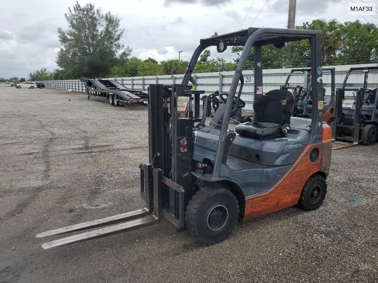 2015 Toyota Forklift VIN: M1AF33 Lot: 77690034