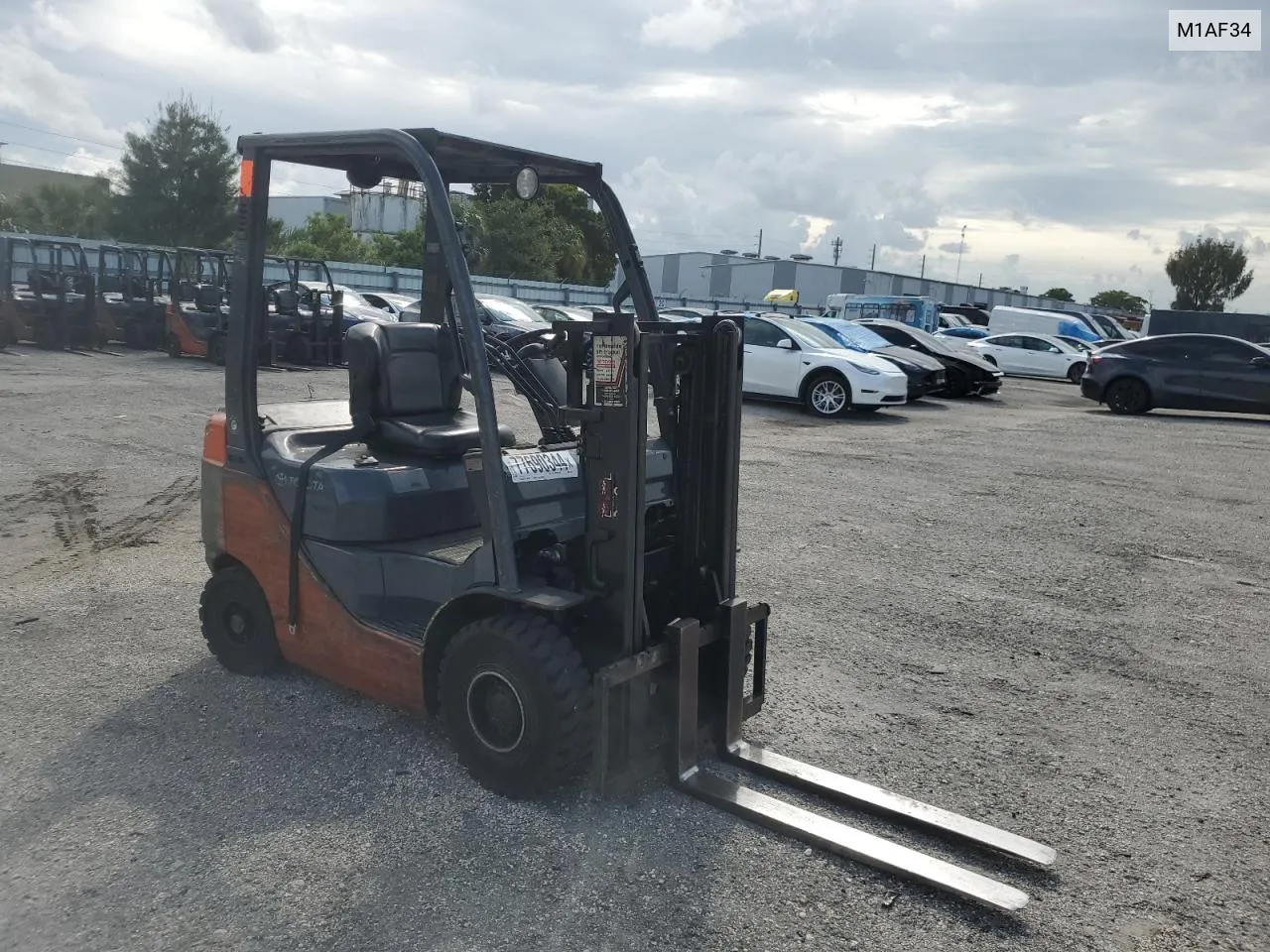 2015 Toyota Forklift VIN: M1AF34 Lot: 77690344