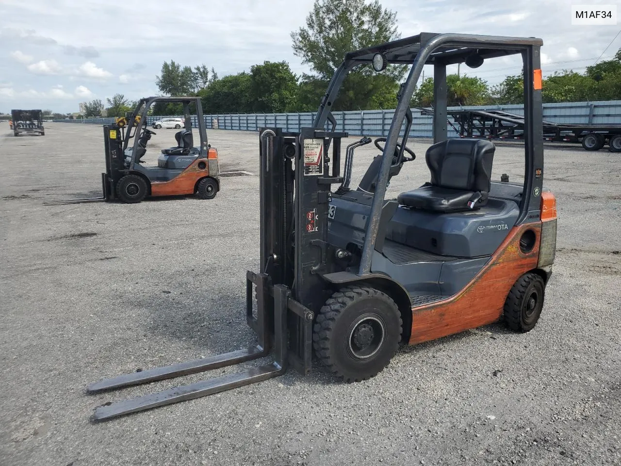 2015 Toyota Forklift VIN: M1AF34 Lot: 77690344