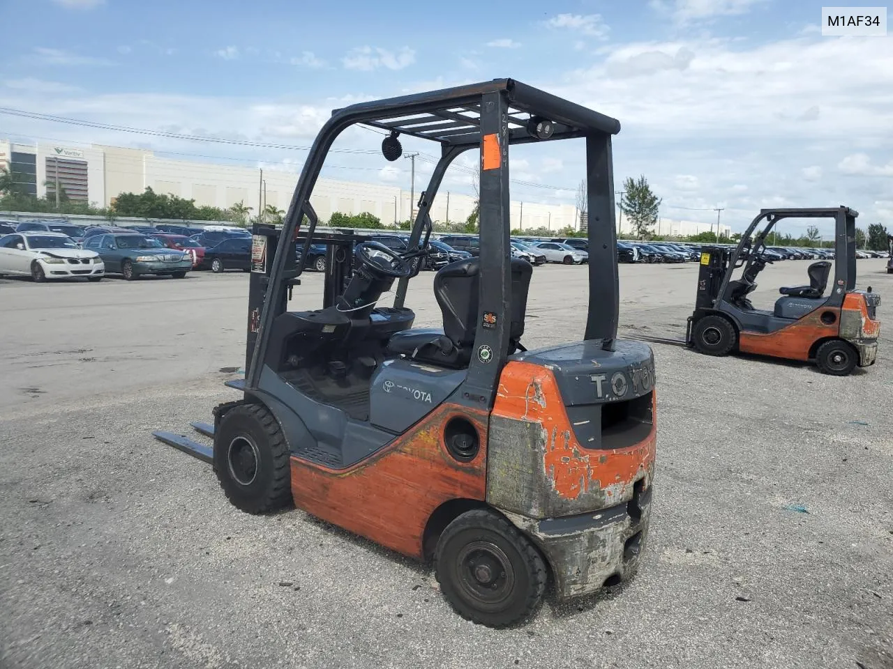 2015 Toyota Forklift VIN: M1AF34 Lot: 77690344