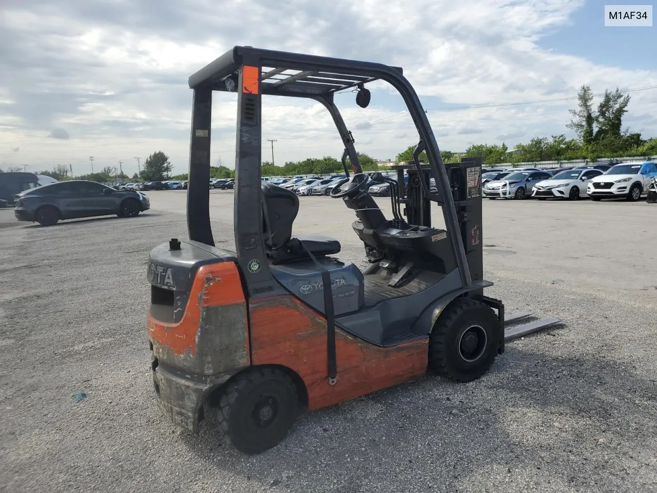 2015 Toyota Forklift VIN: M1AF34 Lot: 77690344