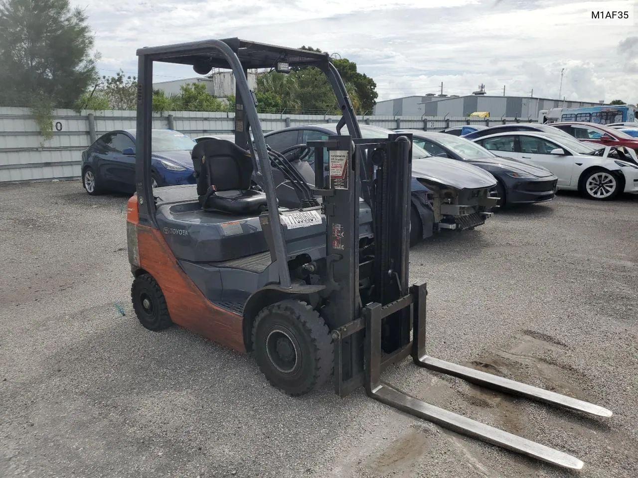 2015 Toyota Forklift VIN: M1AF35 Lot: 77690604