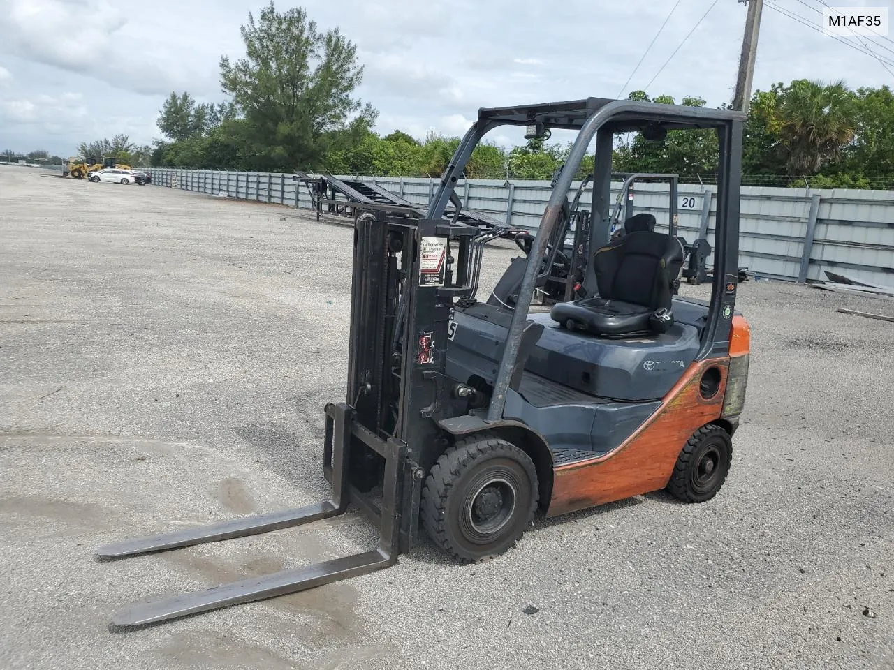 2015 Toyota Forklift VIN: M1AF35 Lot: 77690604