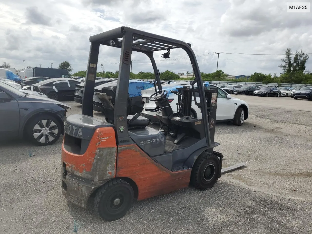 2015 Toyota Forklift VIN: M1AF35 Lot: 77690604