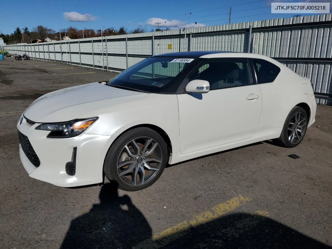 2015 Toyota Scion Tc VIN: JTKJF5C70FJ005218 Lot: 80196984