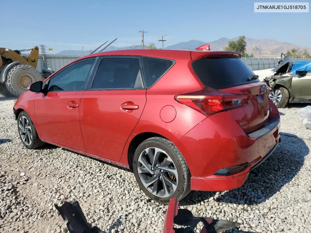 2016 Toyota Scion Im VIN: JTNKARJE1GJ518705 Lot: 65779294