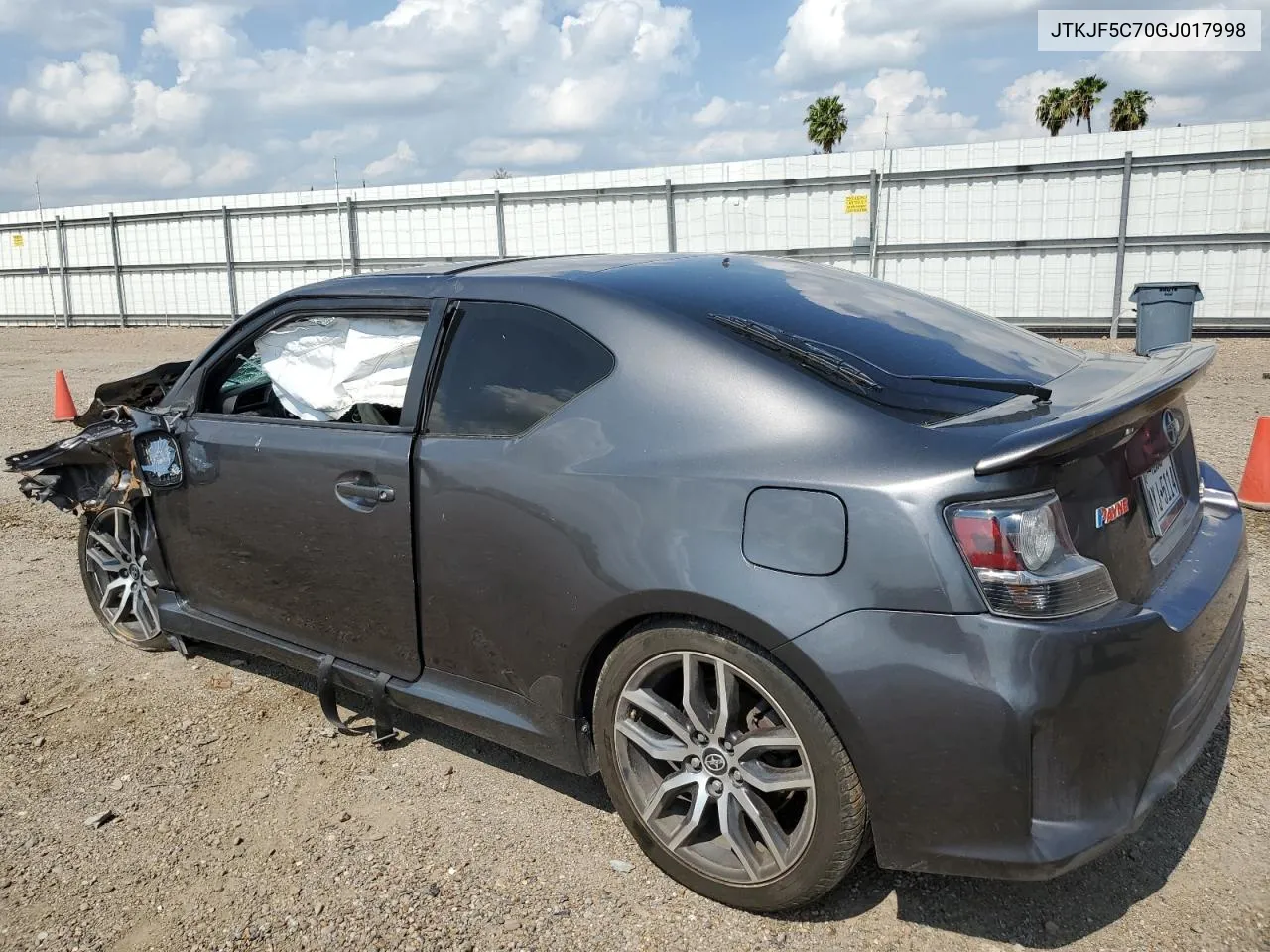 2016 Toyota Scion Tc VIN: JTKJF5C70GJ017998 Lot: 69770774