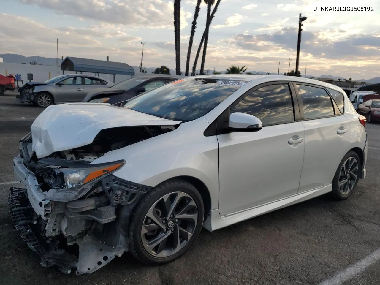 2016 Toyota Scion Im VIN: JTNKARJE3GJ508192 Lot: 70582274