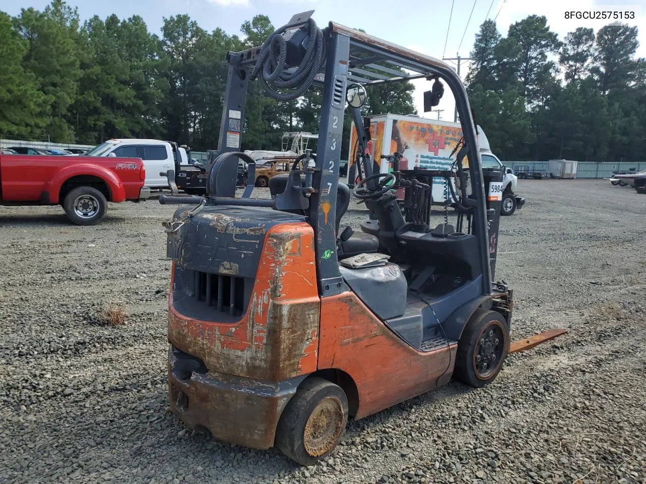 2016 Toyota Forklift VIN: 8FGCU2575153 Lot: 72287914