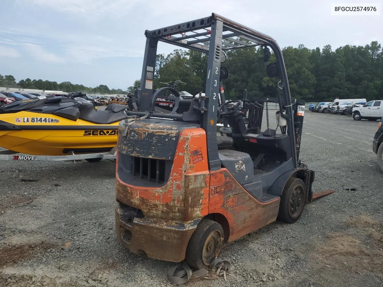 2016 Toyota Forklift VIN: 8FGCU2574976 Lot: 72288044