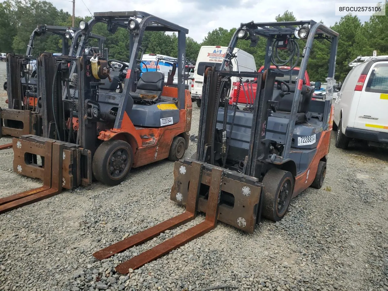 2016 Toyota Forklift VIN: 8FGCU2575106 Lot: 72288104