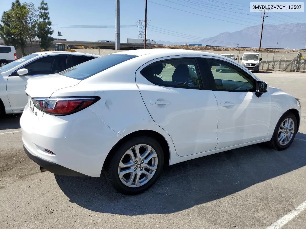 2016 Toyota Scion Ia VIN: 3MYDLBZV7GY112587 Lot: 73052274