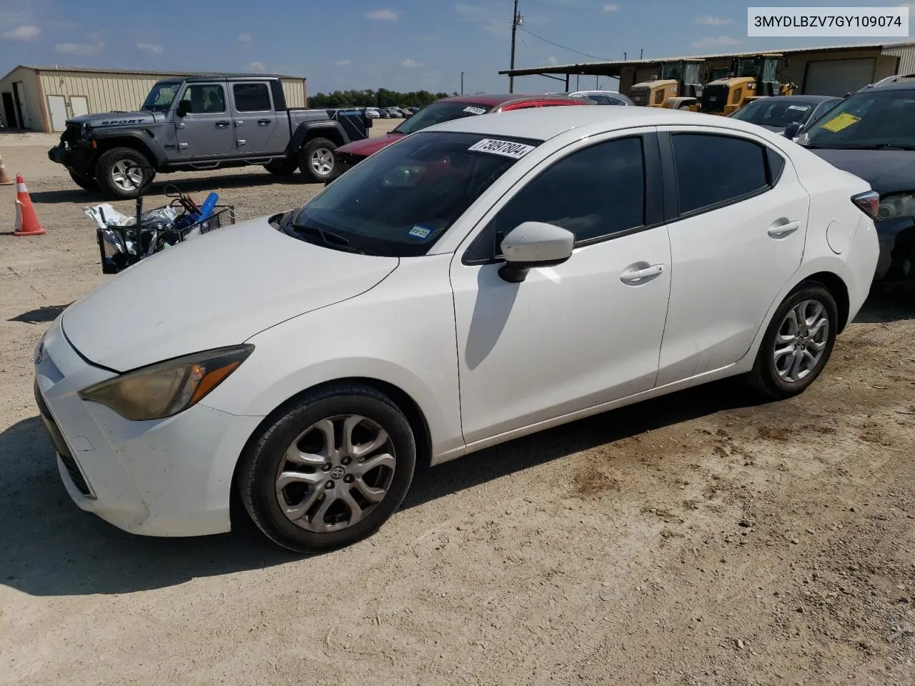 2016 Toyota Scion Ia VIN: 3MYDLBZV7GY109074 Lot: 73097804