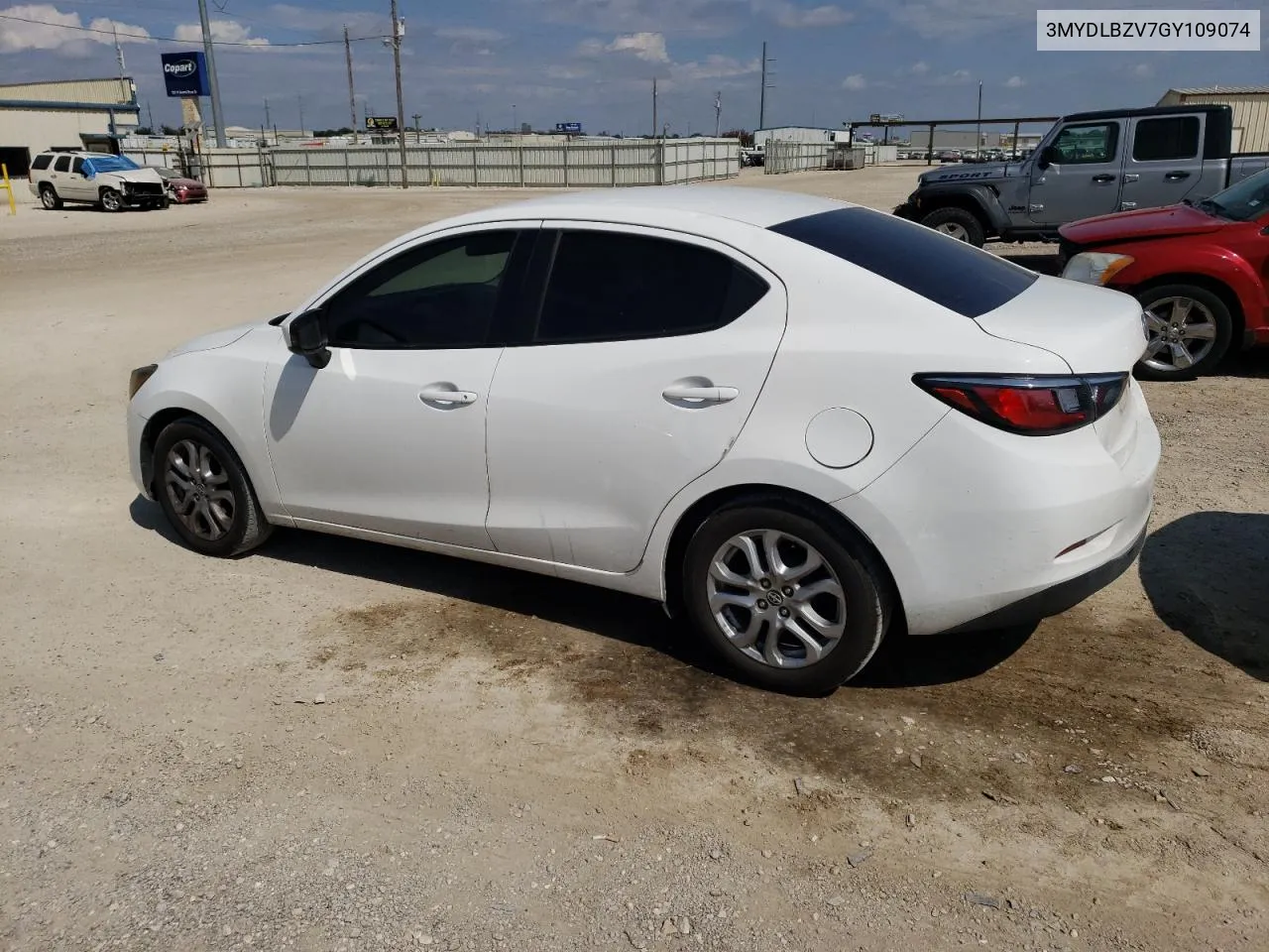 2016 Toyota Scion Ia VIN: 3MYDLBZV7GY109074 Lot: 73097804