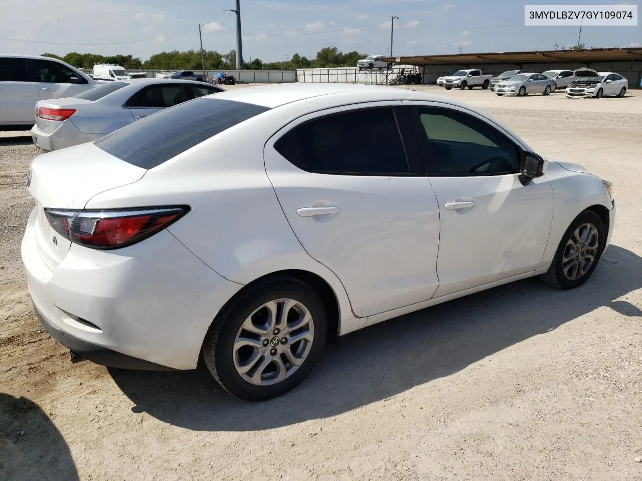 2016 Toyota Scion Ia VIN: 3MYDLBZV7GY109074 Lot: 73097804