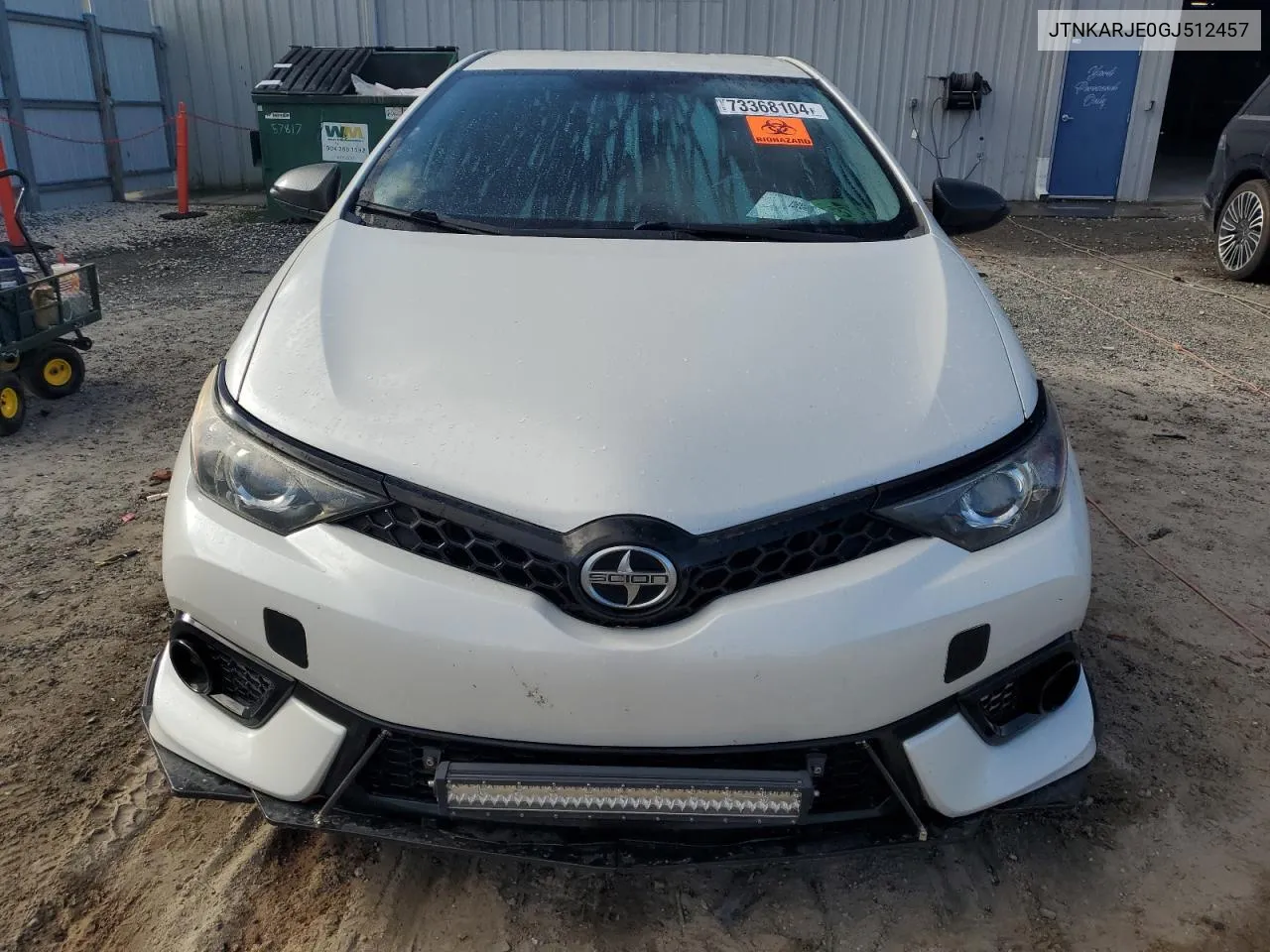 2016 Toyota Scion Im VIN: JTNKARJE0GJ512457 Lot: 73368104