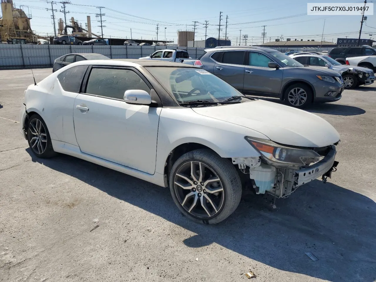 JTKJF5C7XGJ019497 2016 Toyota Scion Tc