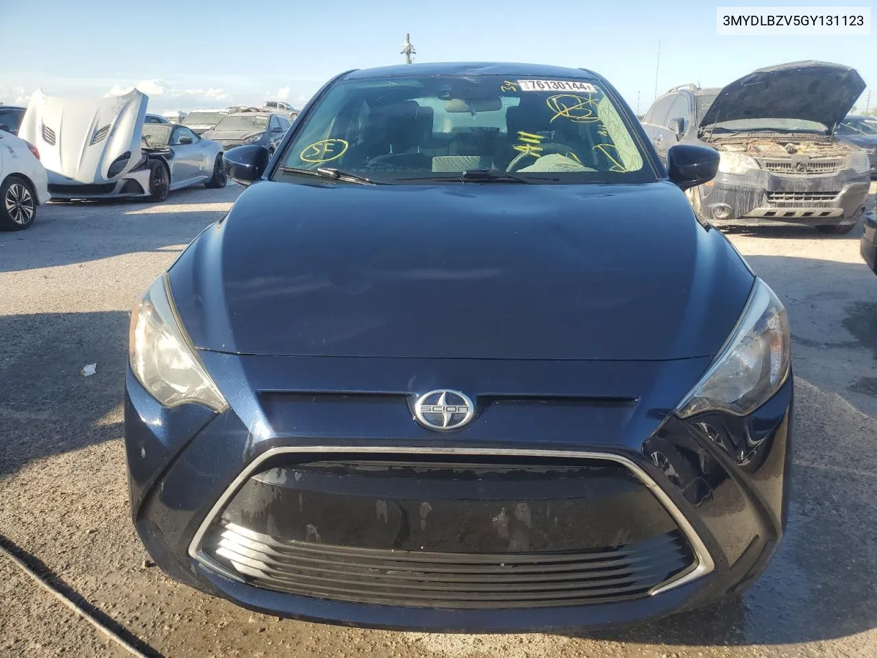 2016 Toyota Scion Ia VIN: 3MYDLBZV5GY131123 Lot: 76130144