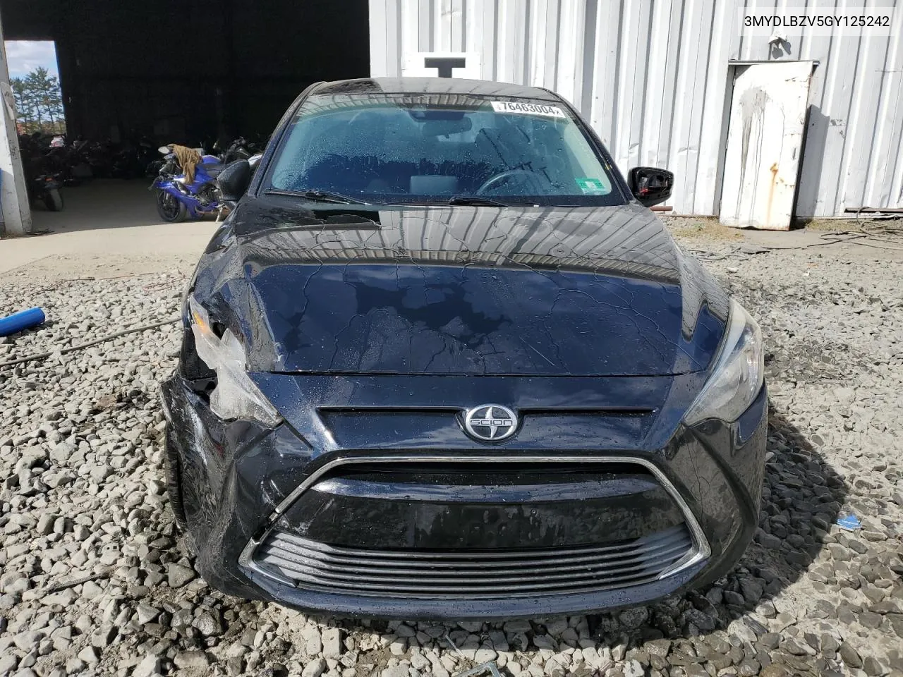 2016 Toyota Scion Ia VIN: 3MYDLBZV5GY125242 Lot: 76463004