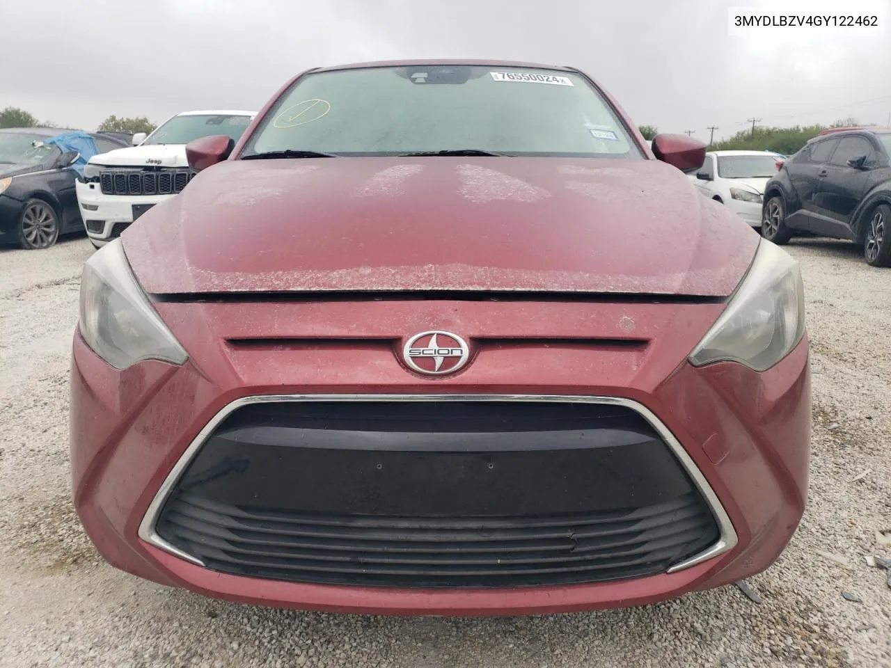 2016 Toyota Scion Ia VIN: 3MYDLBZV4GY122462 Lot: 76550024