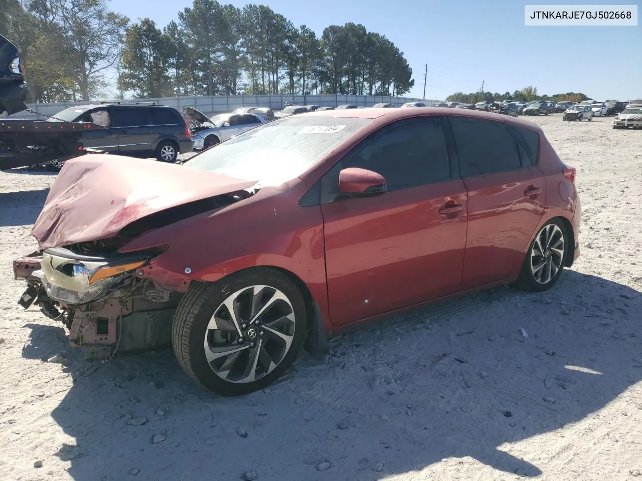 2016 Toyota Scion Im VIN: JTNKARJE7GJ502668 Lot: 76717094